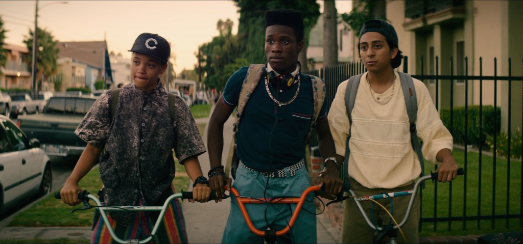 (L-r) Kiersey Clemons, Shameik Moore and Tony Ravolori star in Open Road Films' "Dope"