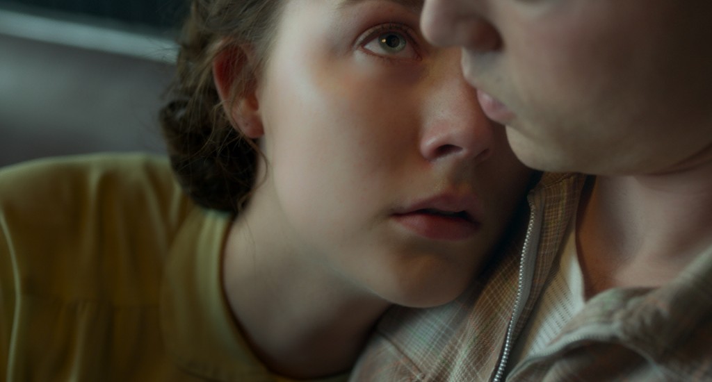 Saoirse Ronan as "Eilis" and Emory Cohen as "Tony" in Fox Searchlight's BROOKLYN