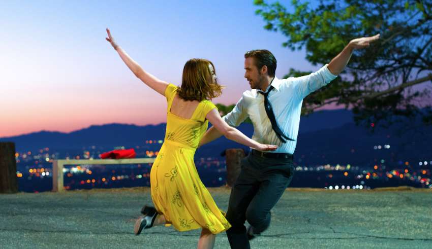 Emma Stone and Ryan Gosling star in Lionsgate's LA LA LAND