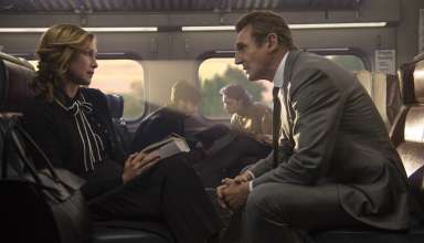 Vera Farmiga and Liam Neeson star in Lionsgate Films' THE COMMUTER