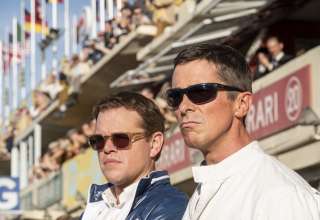 Matt Damon and Christian Bale in Twentieth Century Fox’s FORD V. FERRARI