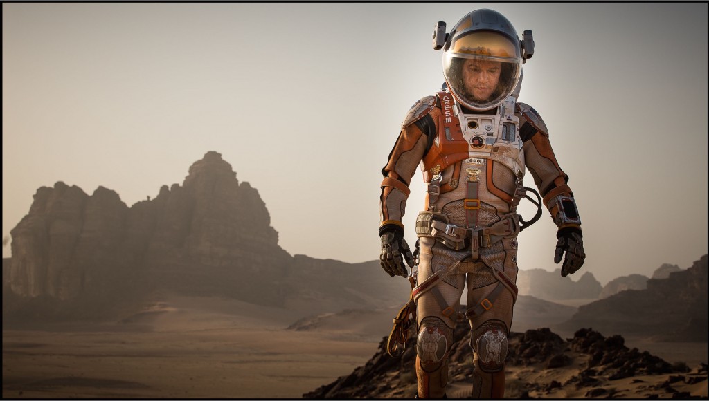 Matt Damon portrays the titular hero in 20th Century Fox's THE MARTIAN